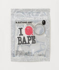 A BATHING APE Ladies' I LOVE BAPE KEYCHAIN