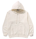 A BATHING APE ONE POINT RELAXED FIT ZIP HOODIE