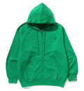 A BATHING APE ONE POINT RELAXED FIT ZIP HOODIE