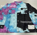 A BATHING APE TIE DYE RELAXED FIT CPO SHIRTS