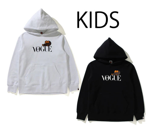 A BATHING APE BAPE KIDS BAPE X VOGUE MILO PULLOVER HOODIE