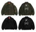 A BATHING APE APE CROSSBONE MA-1