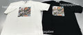 A BATHING APE BAPE FLYER PATTERN PRINT TEE