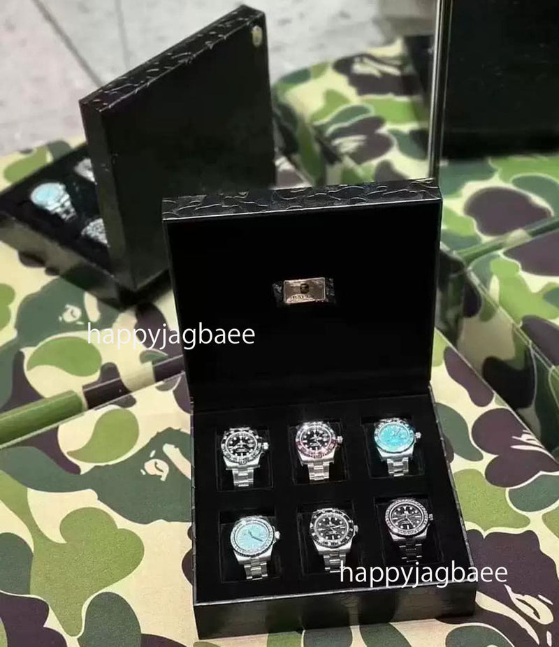 A BATHING APE WATCHE BOX ( Hold Six Pieces )