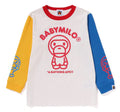 A BATHING APE BAPE KIDS MULTI BABY MILO LS TEE