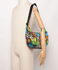 A BATHING APE - BABY MILO STORE MILO ALL SAFARI MEDIUM CROSS BAG