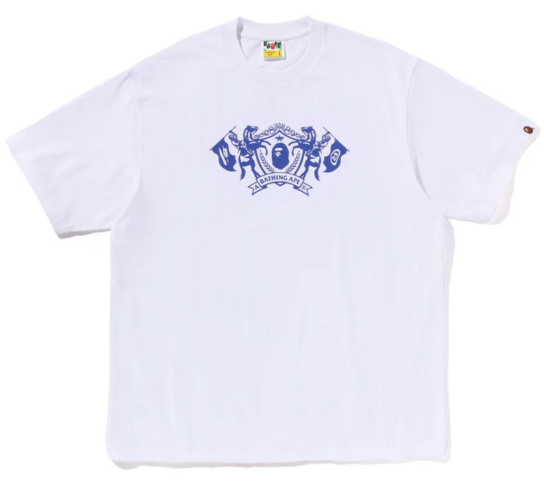 A BATHING APE COLLEGE LOGO RELAXED FIT TEE