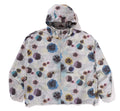 A BATHING APE FLORAL CAMO NYLON HOODIE JACKET