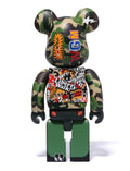 A BATHING APE BAPE x MEDICOM TOY LBWK x BAPE BE@RBRICK 100%&400% SET