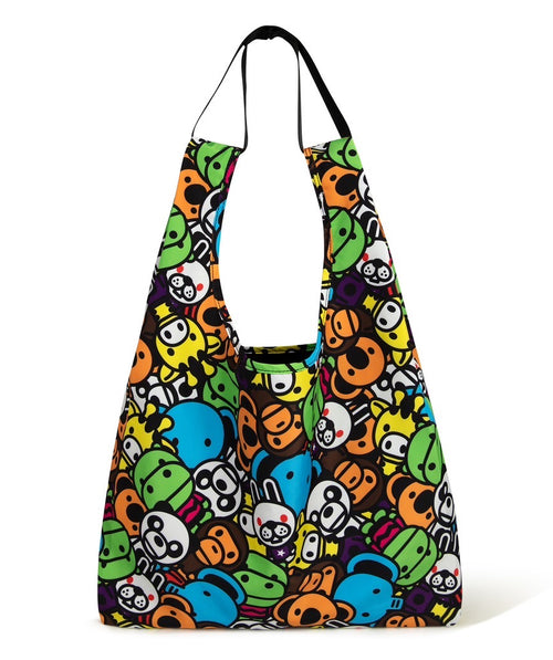 A BATHING APE BABY MILO STORE MILO ALL SAFARI TOTE BAG