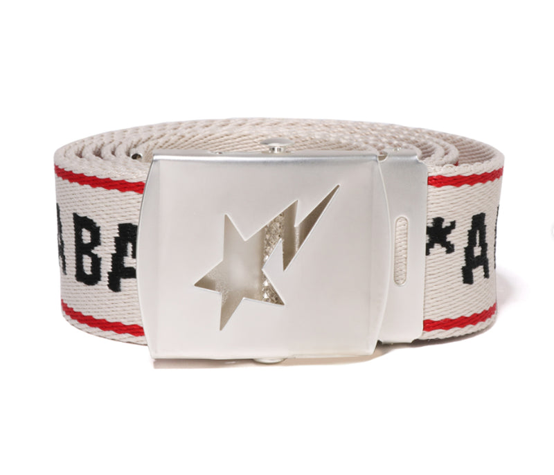 A BATHING APE A BATHING APE LOGO BELT