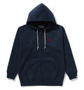 A BATHING APE Ladies' ONE POINT OVERSIZED ZIP HOODIE