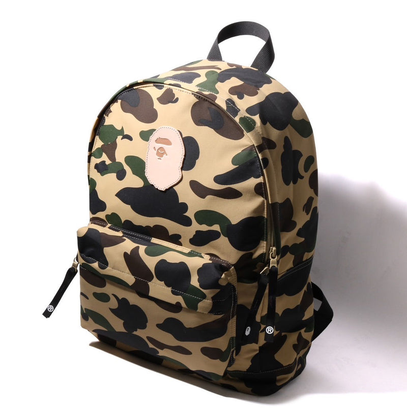 A BATHING APE 1ST CAMO APE HEAD PATCH DAYPACK