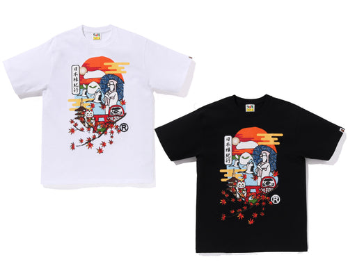 A BATHING APE JAPAN CULTURE AUTUMN APE HEAD TEE