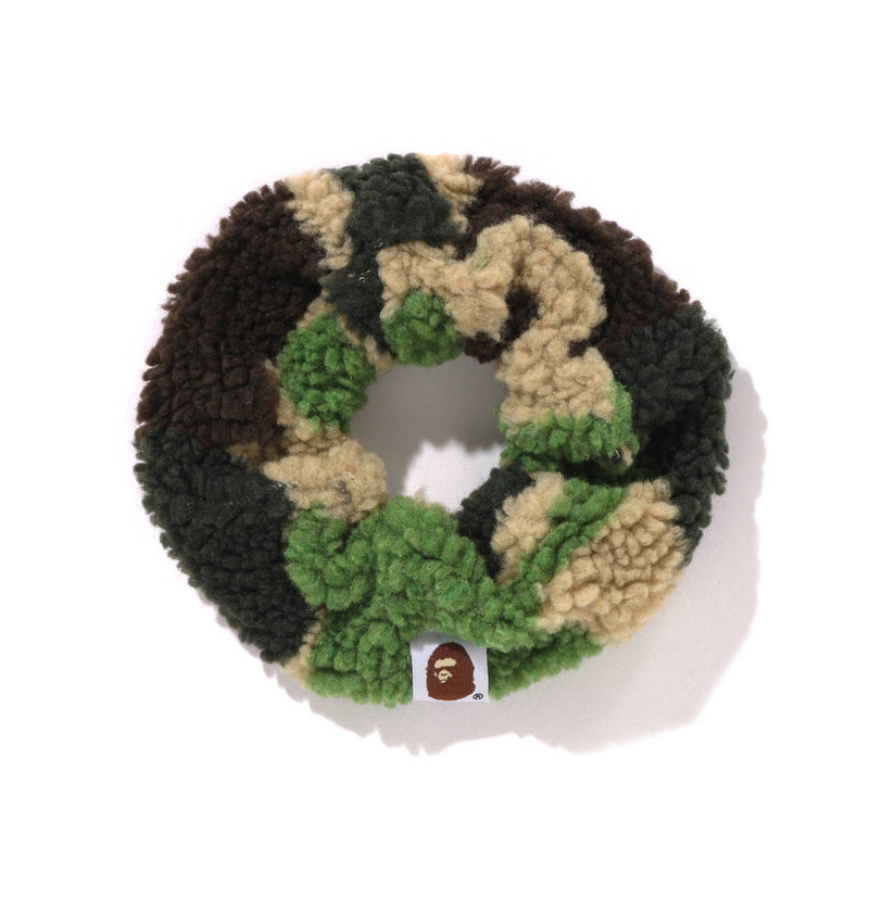 A BATHING APE Ladies' ABC CAMO BOA SCRUNCHIE