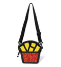 A BATHING APE BAPE KIDS FRENCH FRIES MINI SHOULDER BAG w/ KEYCHAIN