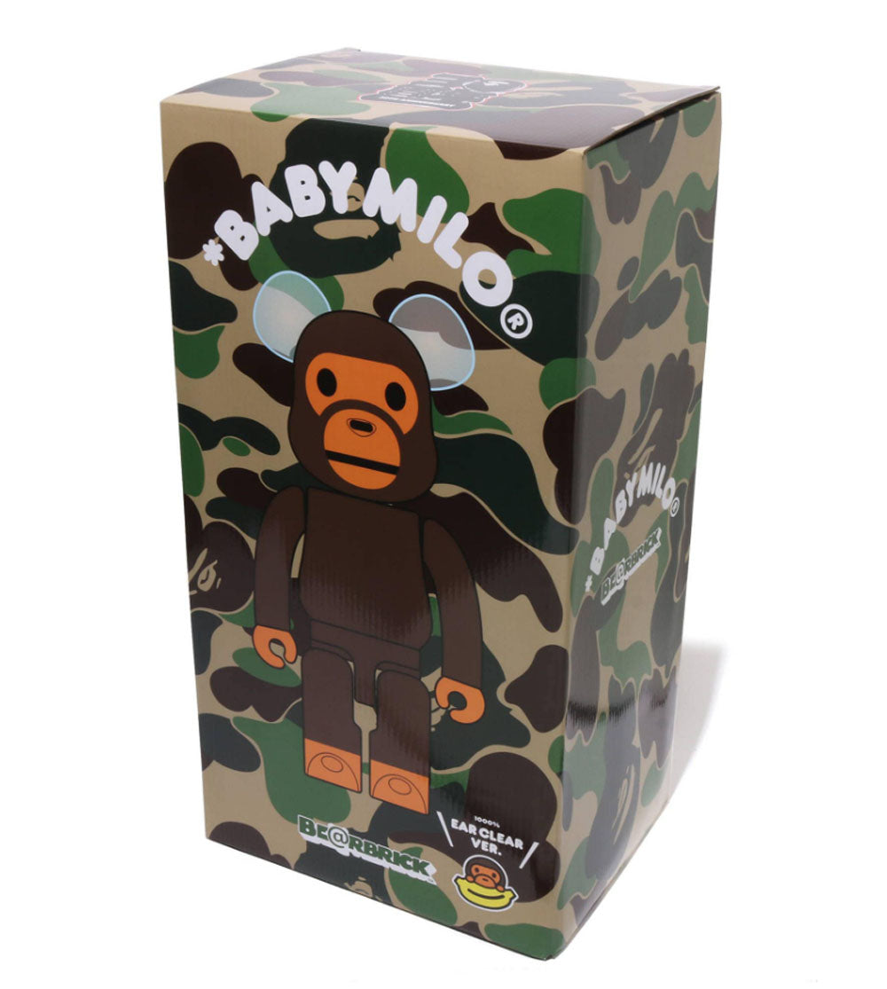 A BATHING APE x BE@RBRICK BABY MILO®️ EAR CLEAR Ver. 400