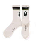 A BATHING APE BAPE LINE SOCKS