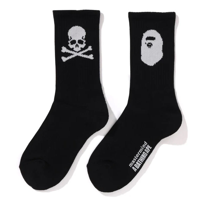 A BATHING APE BAPE x mastermind JAPAN BAPE LOGO SOCKS