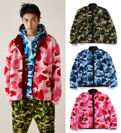 A BATHING APE ABC CAMO BOA REPSTOP REVERSIBLE JACKET