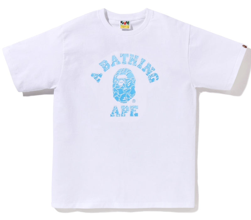 A BATHING APE ABC SEA SURFACE CAMO COLLEGE TEE