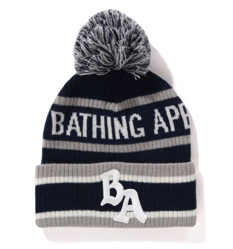 A BATHING APE Ladies' POM POM BEANIE