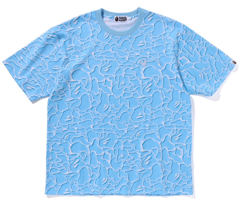 A BATHING APE ABC SEA SURFACE CAMO RELAXED FIT TEE