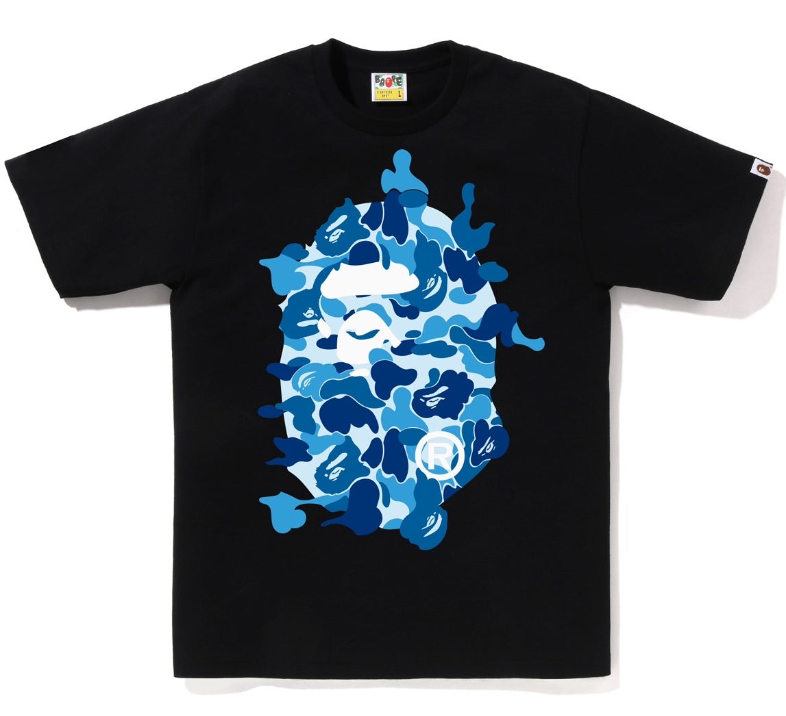 A BATHING APE ABC CAMO REBUILD BIG APE HEAD TEE – happyjagabee store