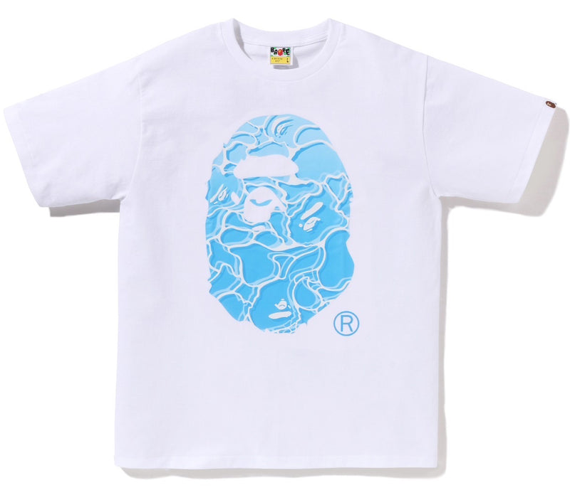 A BATHING APE ABC SEA SURFACE CAMO APE HEAD TEE