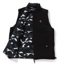 A BATHING APE CITY CAMO REVERSIBLE DOWN VEST ( Glow in the dark )