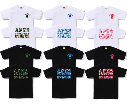 A BATHING APE ABC CAMO COLLEGE ATS TEE