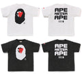 A BATHING APE BAPE x EU ( EMOTIONALY UNAVAILABLE ) APE HEAD TEE