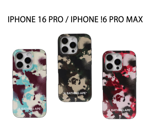 A BATHING APE MAP CAMO IPHONE 16 PRO / IPHONE 16 PRO MAX CASE