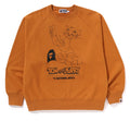 A BATHING APE BAPE x TOM AND JERRY 85TH RELAXED FIT CREWNECK SWEAT SHIRT