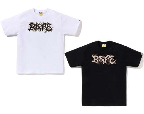 A BATHING APE TRIAL CAMO BAPE LOGO TEE