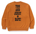 A BATHING APE BAPE x TOM AND JERRY 85TH RELAXED FIT CREWNECK SWEAT SHIRT