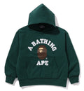 A BATHING APE COLLEGE PUFFY RELAXED FIT PULLOVER HOODIE