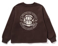 A BATHING APE COLLEGE BADGES SWEAT CARDIGAN