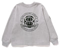 A BATHING APE COLLEGE BADGES SWEAT CARDIGAN