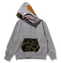 A BATHING APE Ladies' 1ST CAMO SHARK FULL ZIP HOODIE