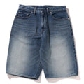 A BATHING APE COLLEGE DENIM SHORTS