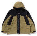 A BATHING APE CAMO PANEL SNOWBOARD JACKET