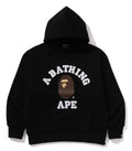 A BATHING APE COLLEGE PUFFY RELAXED FIT PULLOVER HOODIE