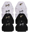 A BATHING APE 1ST CAMO BAPE STA L/S TEE