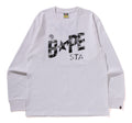 A BATHING APE 1ST CAMO BAPE STA L/S TEE