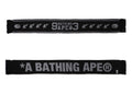 A BATHING APE JACQUARD BAPE LOGO LONG SCARF