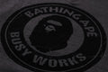 A BATHING APE OVER DYE BUSY WORK RELAXED FIT CREWNECK SWEAT SHIRT