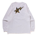 A BATHING APE 1ST CAMO BAPE STA L/S TEE