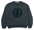 A BATHING APE OVER DYE BUSY WORK RELAXED FIT CREWNECK SWEAT SHIRT