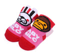 A BATHING APE BAPE KIDS BABY MILO FRIENDS BABY SOCKS